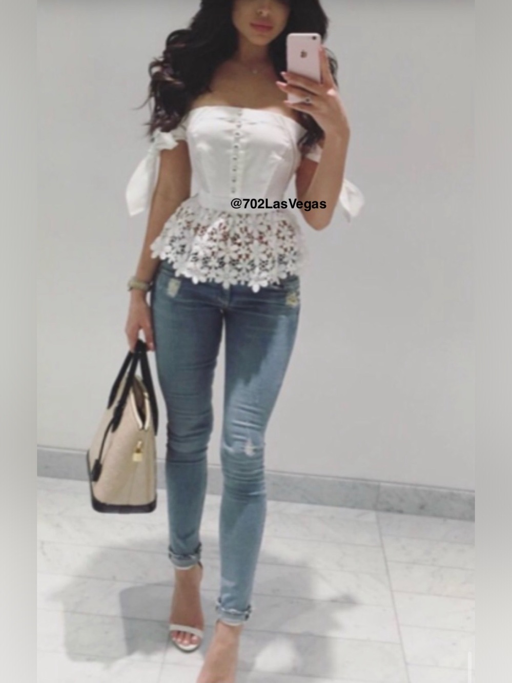 Agaci Babydoll peplum top